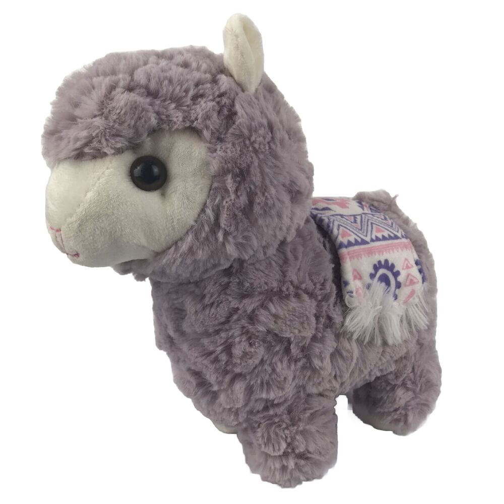 Kellytoy Alpaca Llama Plush Purple Lavender 9'' Stuffed Animal Toy 2018